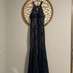 Navy Nightway Dress